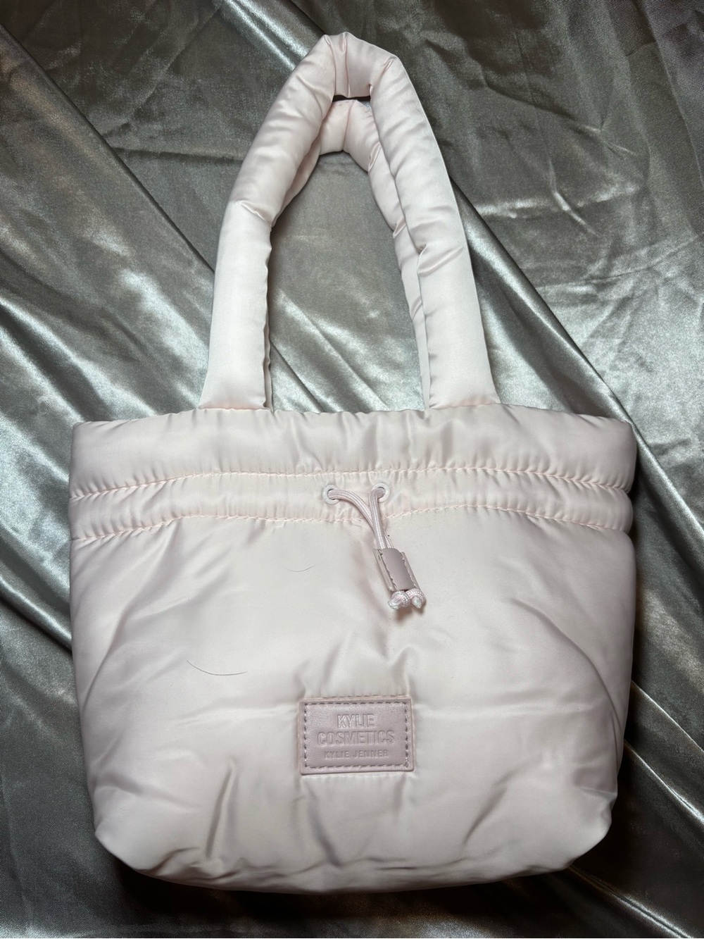 Kylie Cosmetics Puff Quilted Tote - Pale Pink